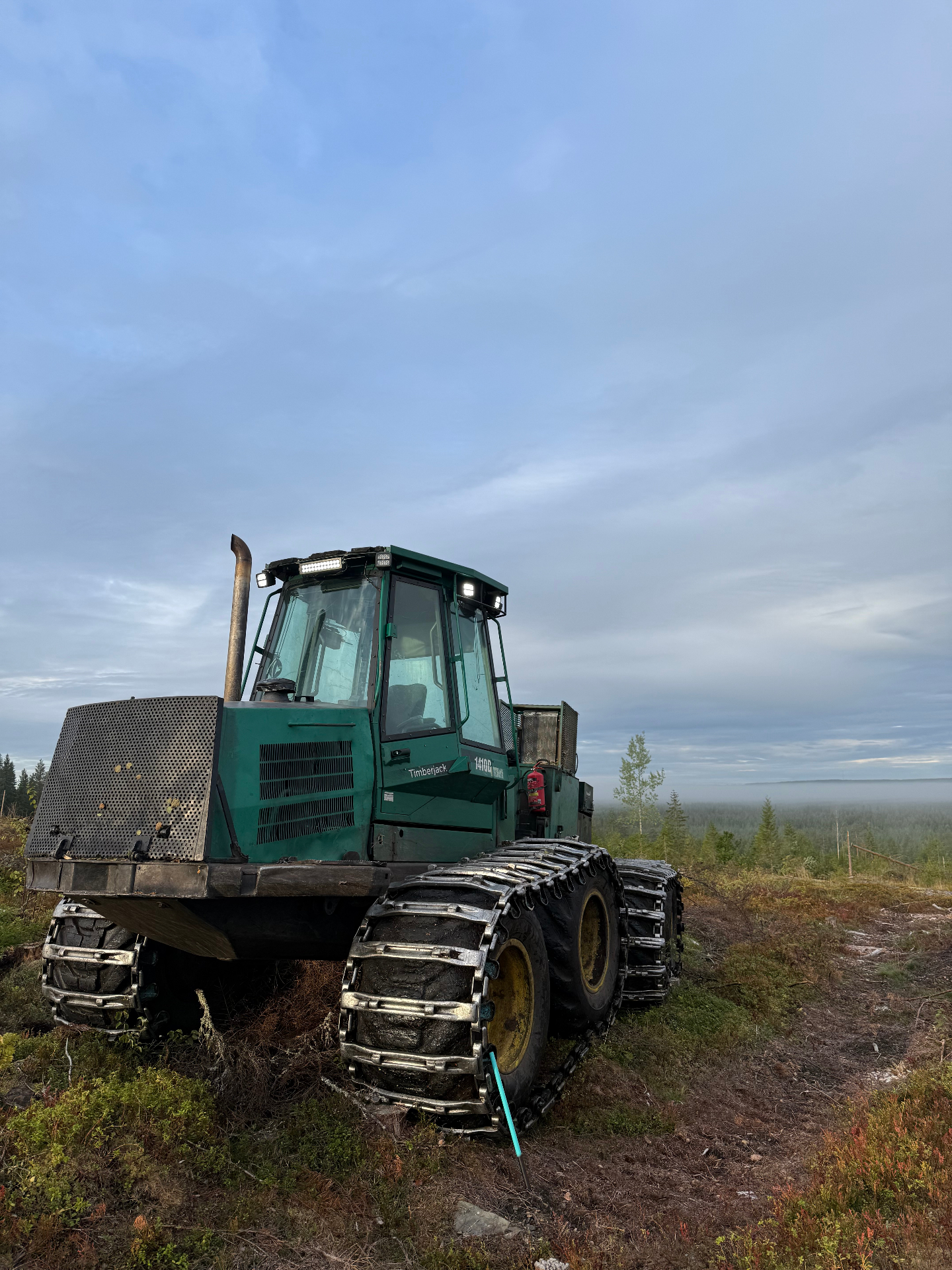 Timberjack 1410D + Bracke